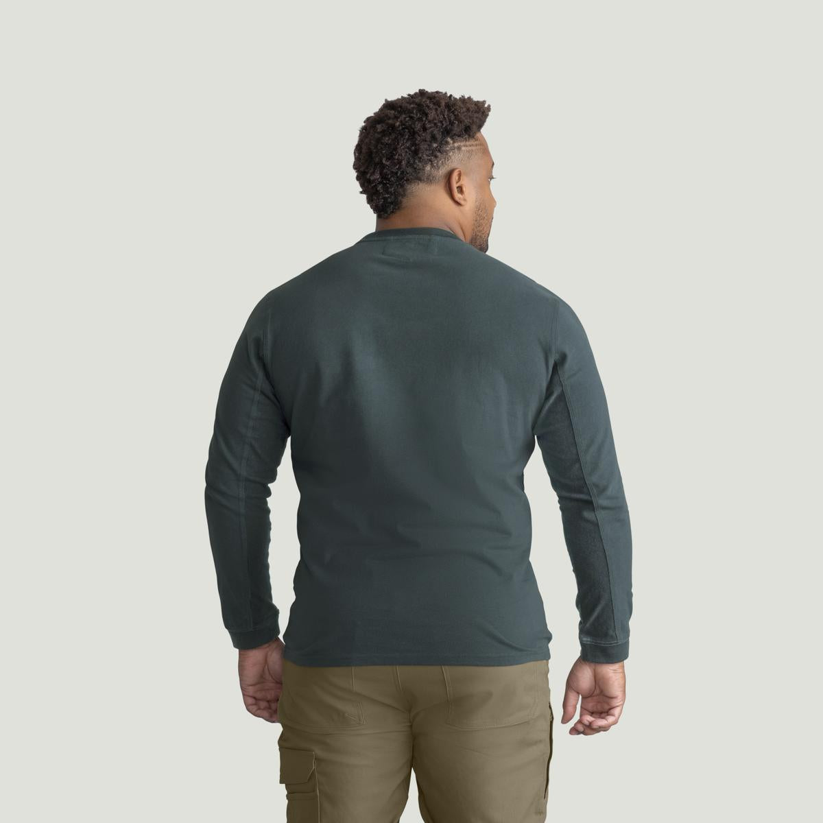 Red Kap Heavyweight Long Sleeve Cotton Pocket T-Shirt