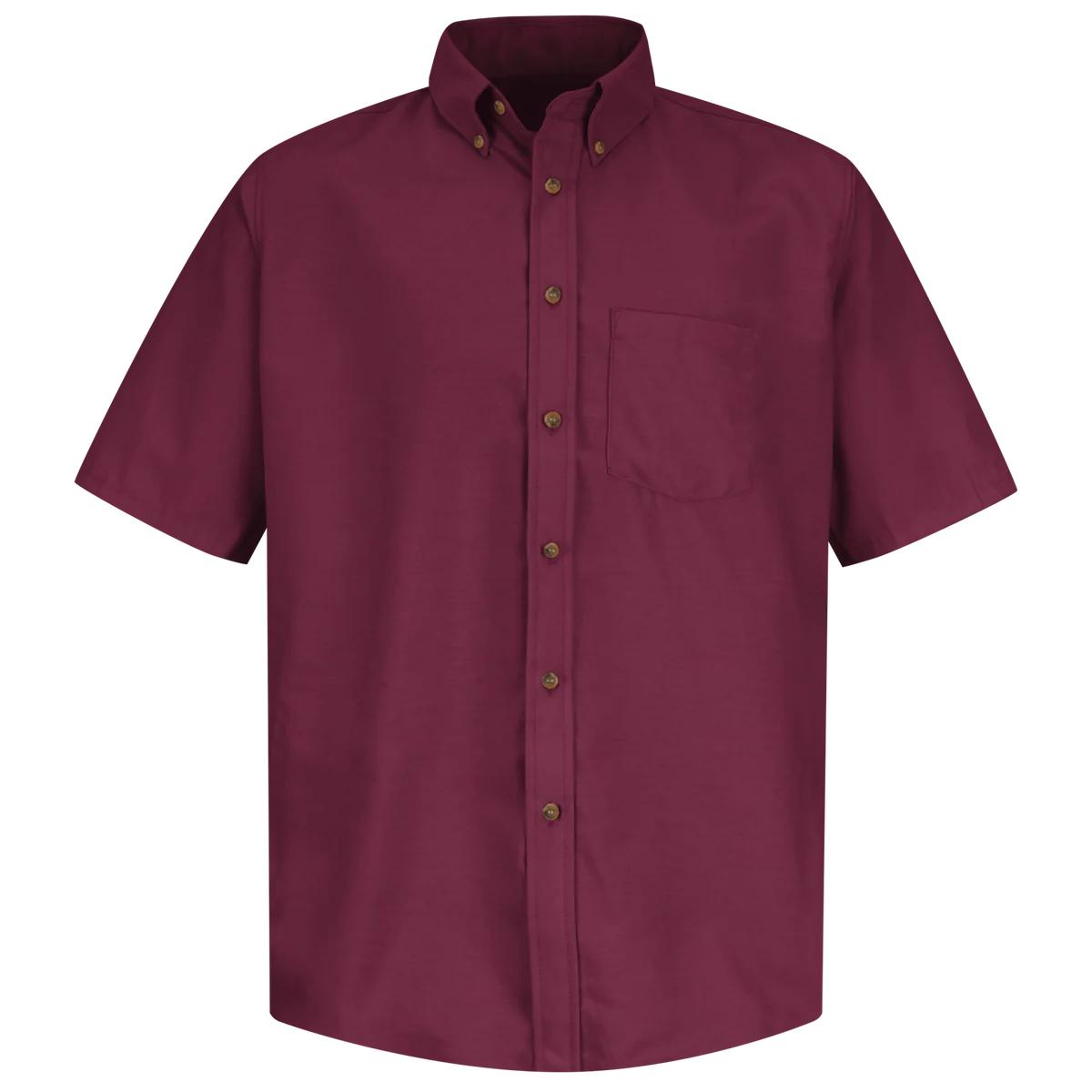 Red Kap Poplin Dress Shirt for Men - Short Sleeves- Red Kap®