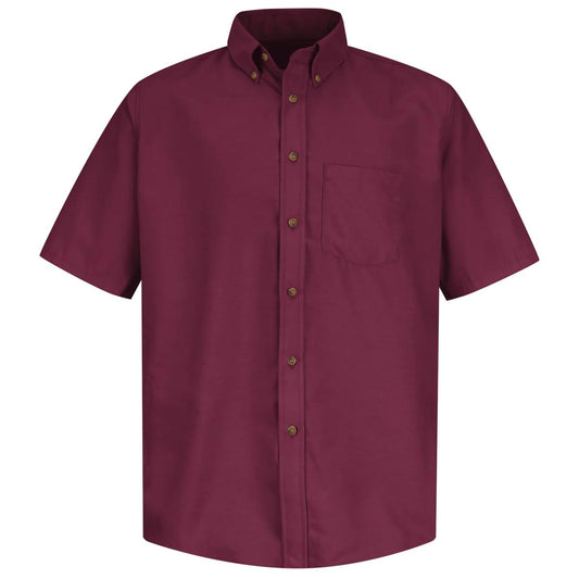 Red Kap Poplin Dress Shirt for Men - Short Sleeves- Red Kap®