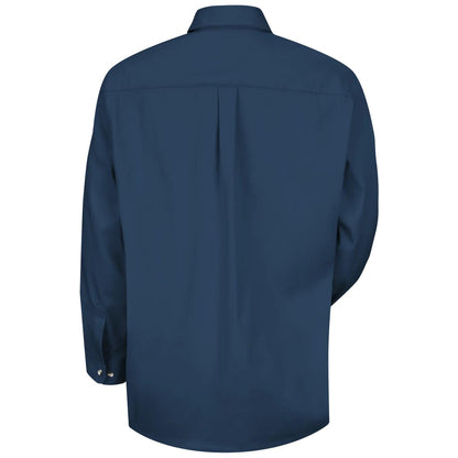 Red Kap Long Sleeve Cotton Contrast Dress Shirt