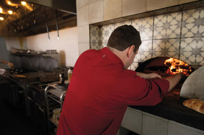 Red Kap Chef Coat with OilBlok + MIMIX®