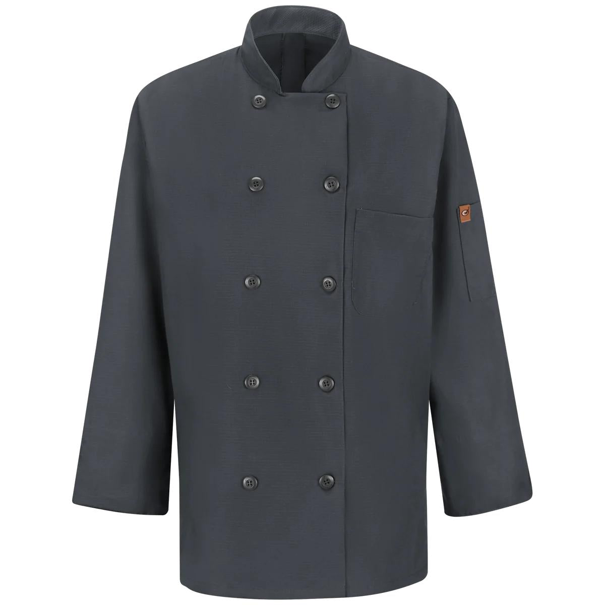 Red Kap Chef Coat with OilBlok + MIMIX®
