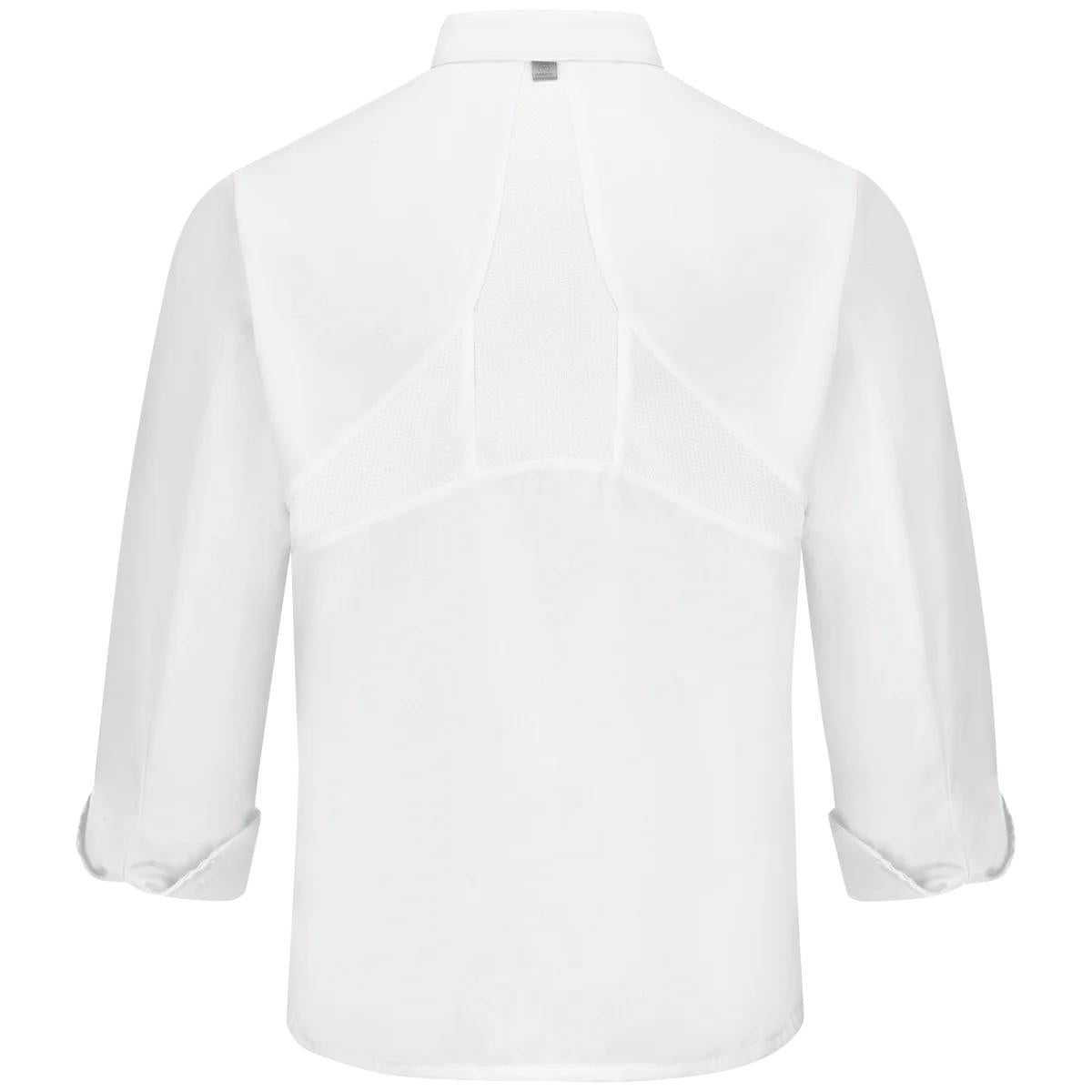 Red Kap Ten Knot Button Chef Coat with OilBlok + MIMIX®