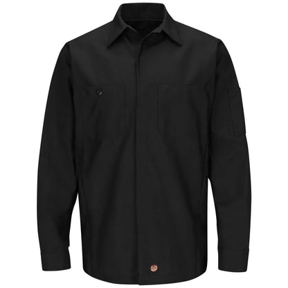 Red Kap Long Sleeve Solid Crew Shirt
