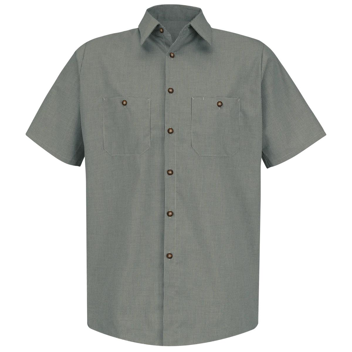Red Kap Uniform Shirt - Short Sleeve Microcheck