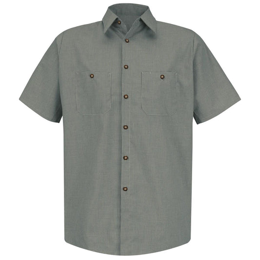 Red Kap Uniform Shirt - Short Sleeve Microcheck