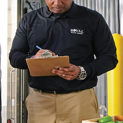 Red Kap Long Sleeve Performance Knit® Polo