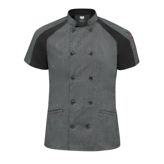 Red Kap Airflow Raglan Chef Coat with OilBlok