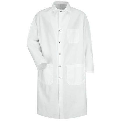 Red Kap White Butcher Coat - Full Cut