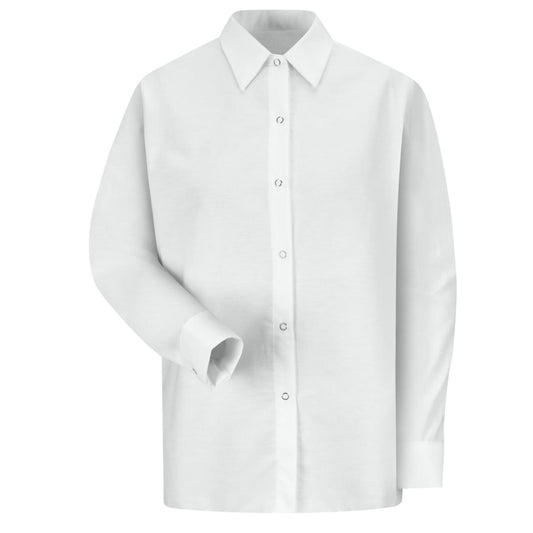 Red Kap Long Sleeve Specialized Pocketless Work Shirt