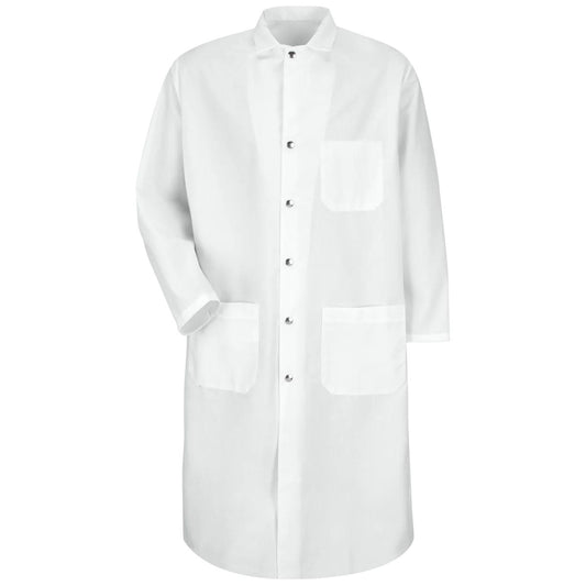 Red Kap Snap-Front Spun Polyester Butcher Coat