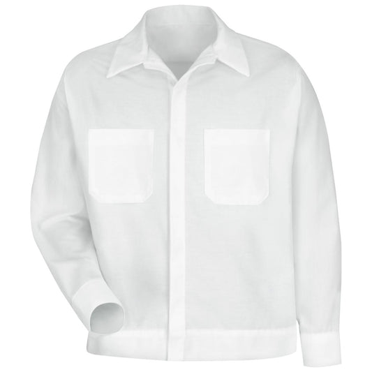 Red Kap Button-Front Shirt Jacket