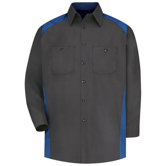 Red Kap Long Sleeve Motorsports Shirt
