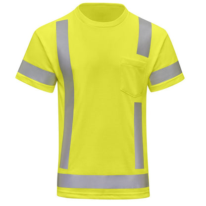 Red Kap Hi-Visibility Short Sleeve Pocket T-Shirt - Type R Class 3
