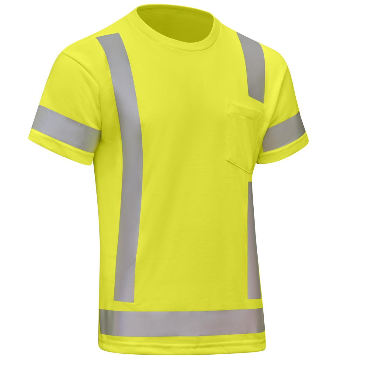 Red Kap Hi-Visibility Short Sleeve Pocket T-Shirt - Type R Class 3