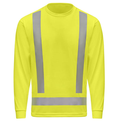 Red Kap Hi-Visibility Long Sleeve T-Shirt - Type R Class 2