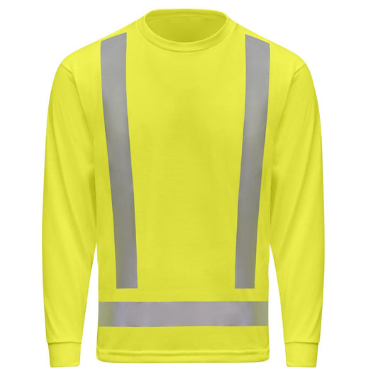 Red Kap Hi-Visibility Long Sleeve T-Shirt - Type R Class 2
