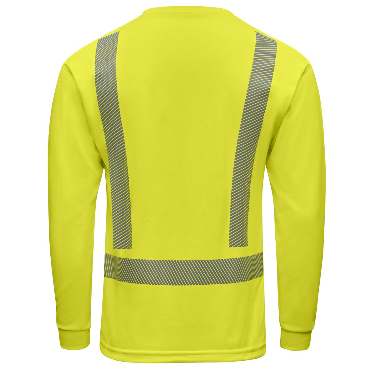 Red Kap Hi-Visibility Breathable Long Sleeve Pocket T-Shirt - Type R Class 2