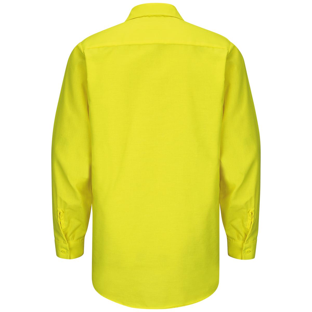Red Kap Long Sleeve Enhanced Visibility Ripstop Work Shirt
