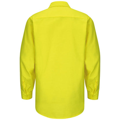 Red Kap Long Sleeve Enhanced Visibility Ripstop Work Shirt