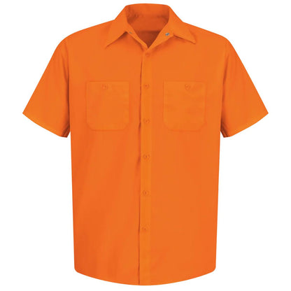 Red Kap Short Sleeve Enhanced Visibility Work Shirt