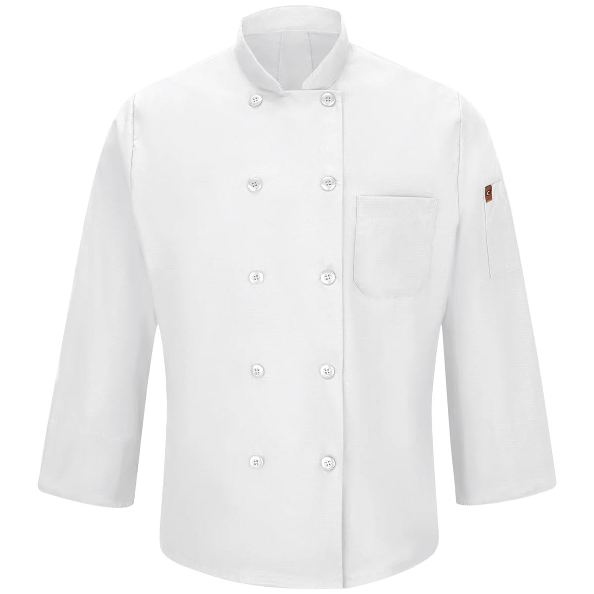 Red Kap Chef Coat with OilBlok + MIMIX®