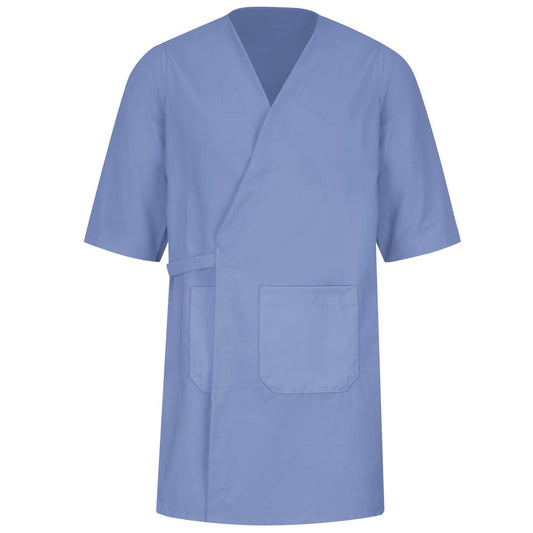 Red Kap Collarless Butcher Wrap with Pockets