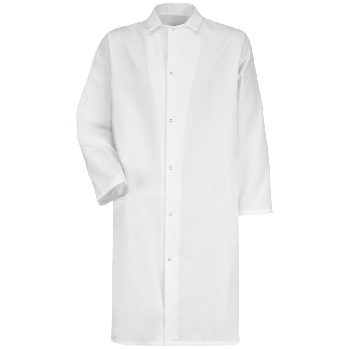 Red Kap Gripper-Front Butcher Frock without Pockets