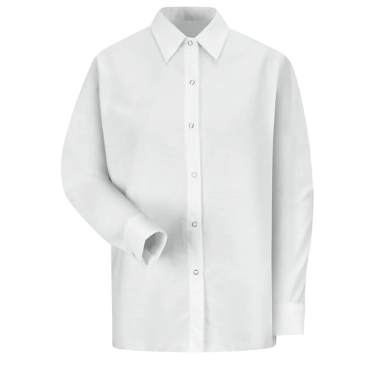 Red Kap Long Sleeve Specialized Pocketless Work Shirt