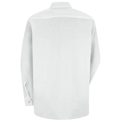 Red Kap Long Sleeve Specialized Pocketless Work Shirt