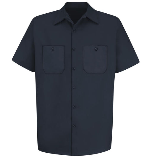 Red Kap Short Sleeve Wrinkle-Resistant Cotton Work Shirt