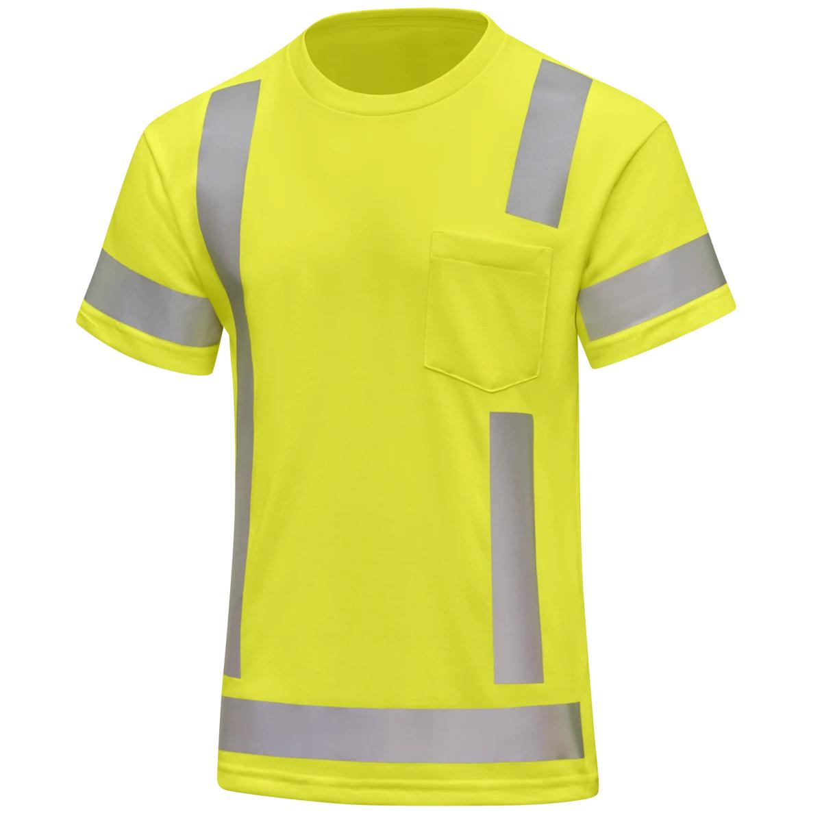 Red Kap Hi-Visibility Short Sleeve Pocket T-Shirt - Type R Class 3