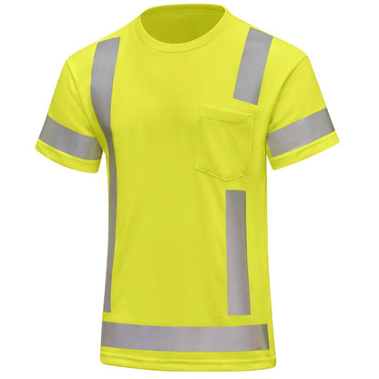 Red Kap Hi-Visibility Short Sleeve Pocket T-Shirt - Type R Class 3