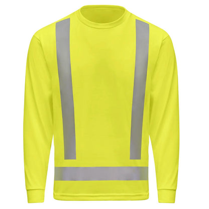 Red Kap Hi-Visibility Long Sleeve T-Shirt - Type R Class 2