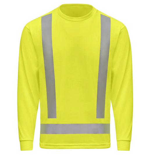 Red Kap Hi-Visibility Long Sleeve T-Shirt - Type R Class 2