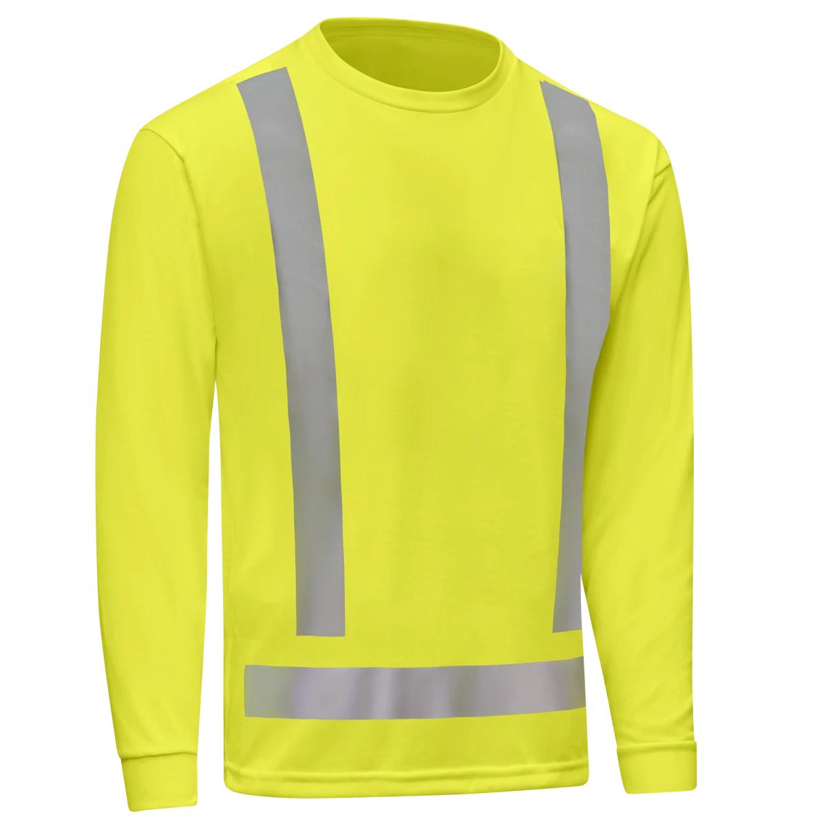 Red Kap Hi-Visibility Long Sleeve T-Shirt - Type R Class 2