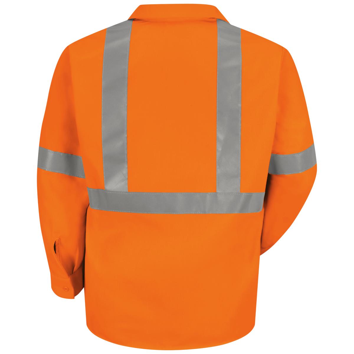 Red Kap Hi-Vis Orange Long Sleeve Shirt - Type R Class 2