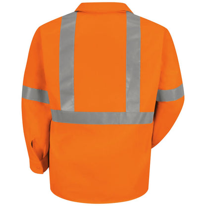 Red Kap Hi-Vis Orange Long Sleeve Shirt - Type R Class 2