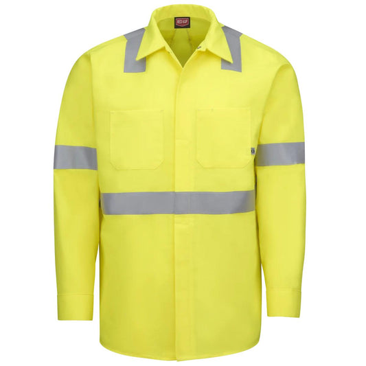Red Kap Long Sleeve Visibility Work Shirt
