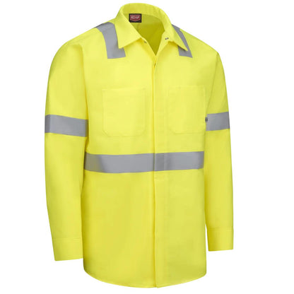 Red Kap Long Sleeve Visibility Work Shirt