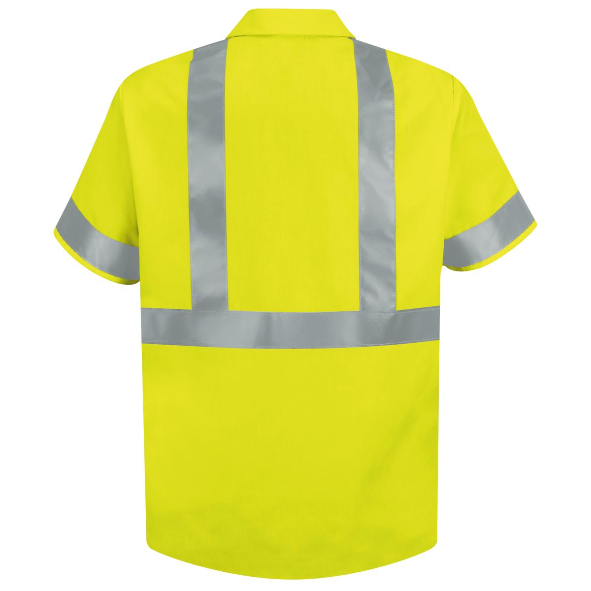 Red Kap Hi-Vis Yellow Short Sleeve Shirt - Type R Class 2