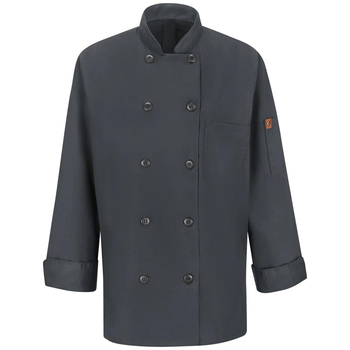 Red Kap Chef Coat with OilBlok + MIMIX®