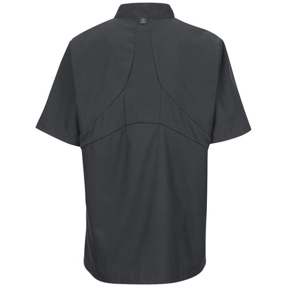 Red Kap Short Sleeve Chef Coat with OilBlok + MIMIX®