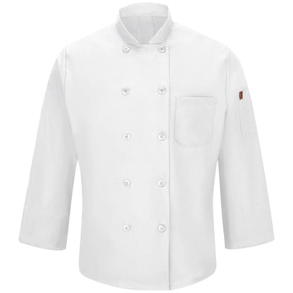 Red Kap Chef Coat with OilBlok + MIMIX®