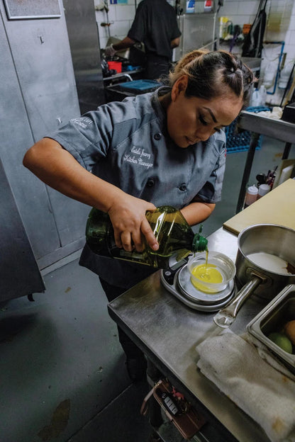 Red Kap Airflow Raglan Chef Coat with OilBlok