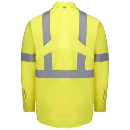 Red Kap Long Sleeve Visibility Work Shirt
