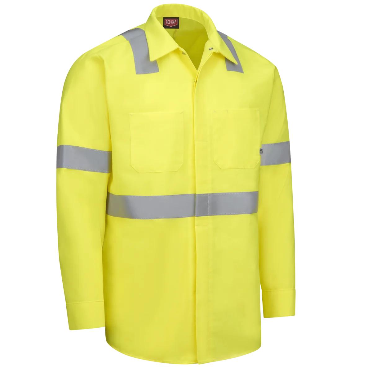 Red Kap Long Sleeve Visibility Work Shirt