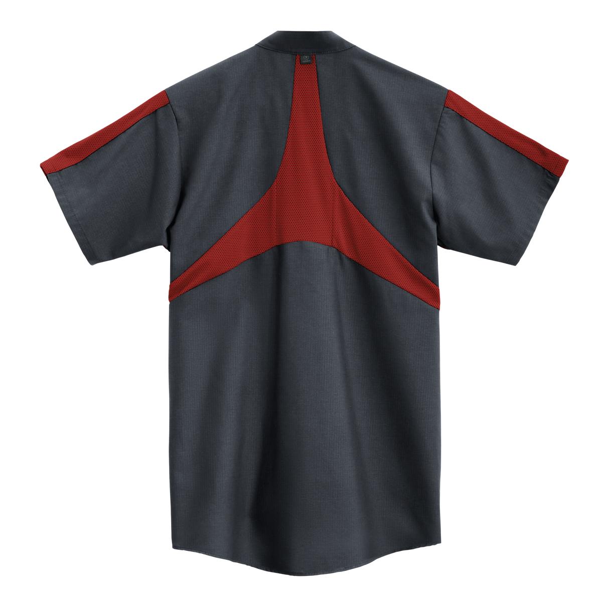 Red Kap Two-Tone Short Sleeve Work Shirt