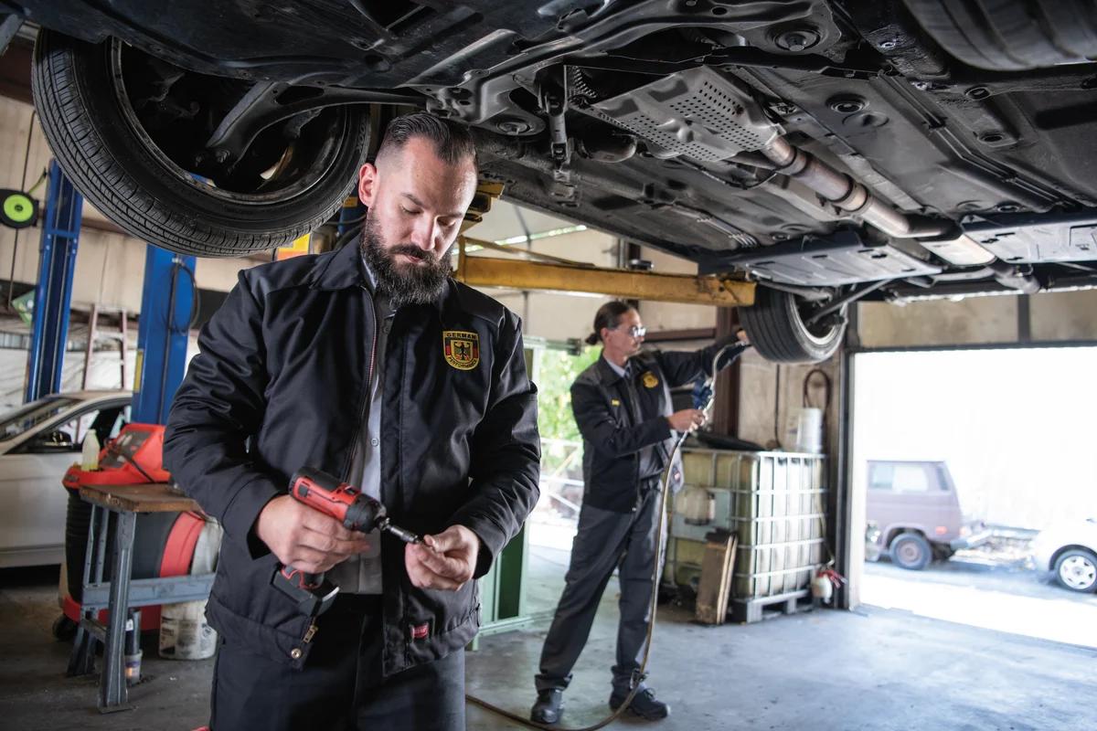 Red Kap Colorblock Mechanic Jacket - Work Coat