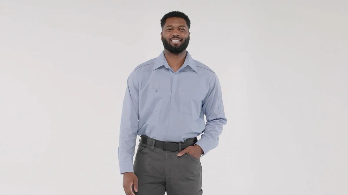 Red Kap Long Sleeve Pro Airflow Work Shirt
